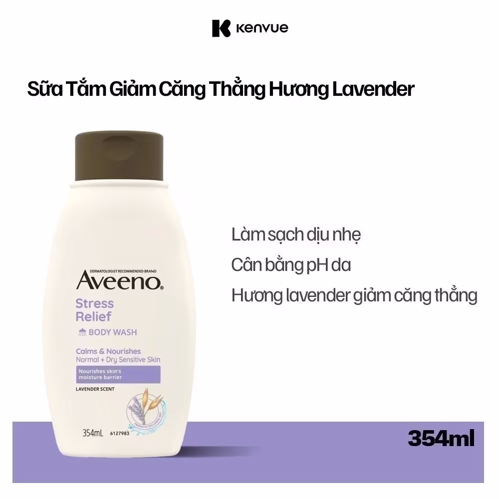 Stress Relief Oat Body Wash, Lavender Scent