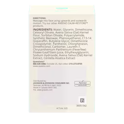 Aveeno Calm + Restore Oat Gel Moisturizer, Sensitive Skin Back