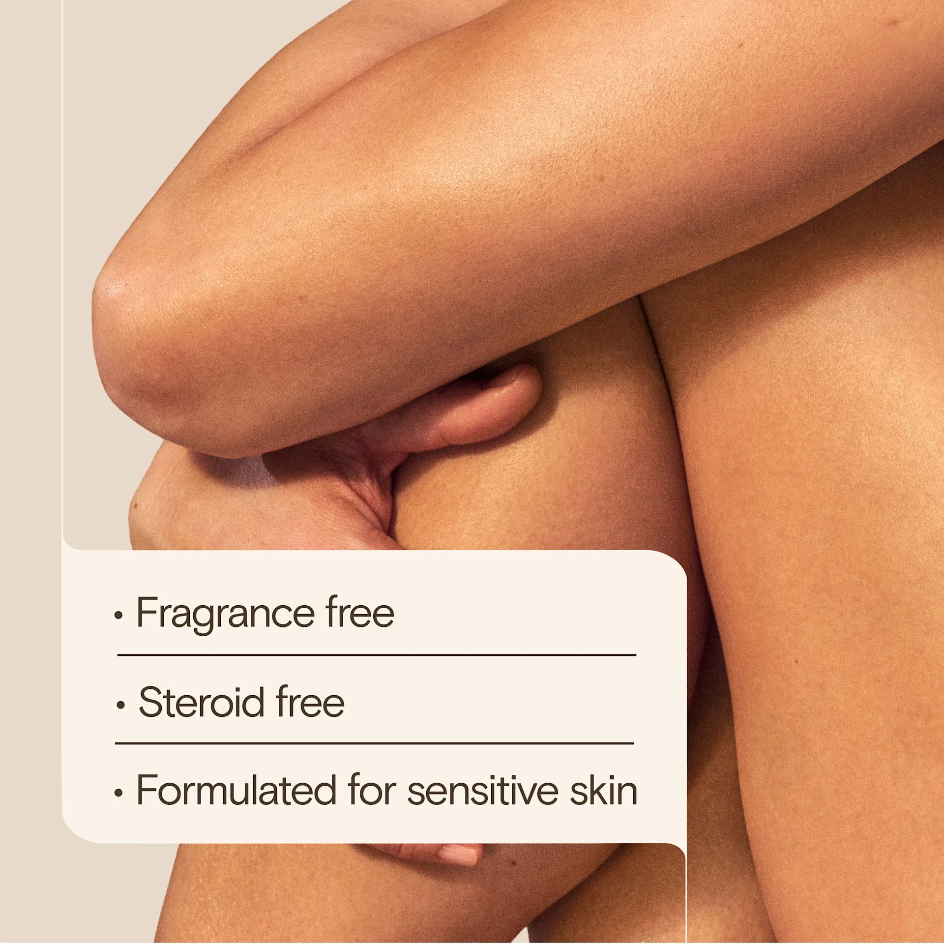 Eczema Therapy Cream Fragrance free, steroid free, formulated for sensitive skin