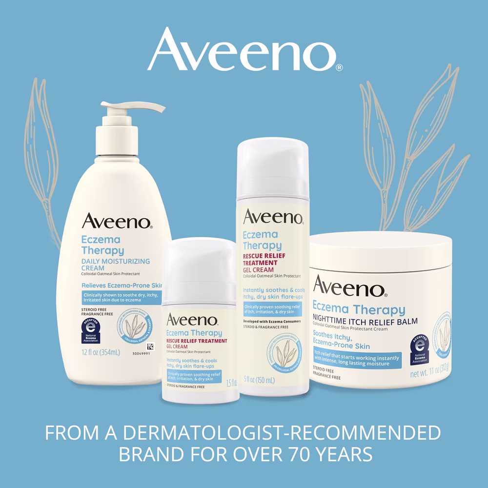 Aveeno Eczema Therapy Nighttime Itch Relief Balm Collection