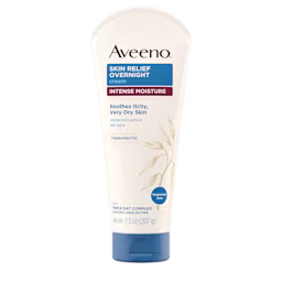 Pack shot of Aveeno® Skin Relief Intense Moisture Overnight Cream, 7.3 oz