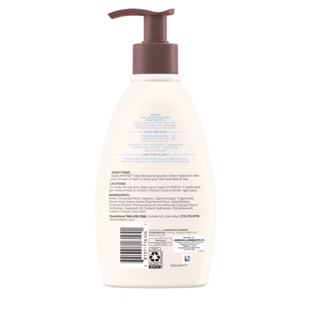 Aveeno Daily Moisturizing Sheer Hydration Lotion - Image 2 - Aveeno - en-SG
