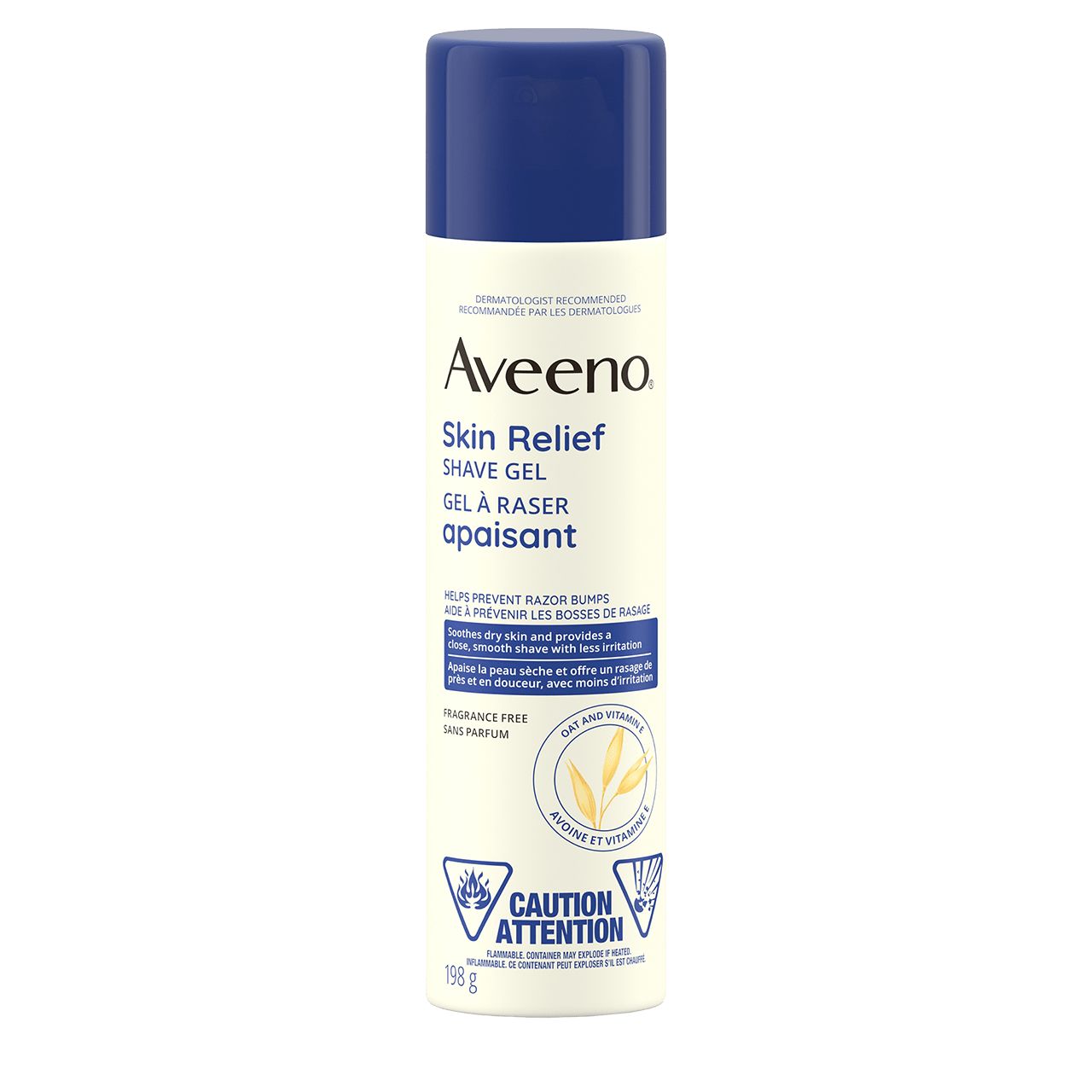 AVEENO® Skin Relief Shave Gel, 198g spray can