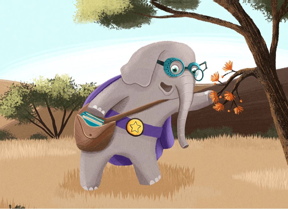 Image Highlighting Sage The Elephant, crew member of Aveeno® Kids 