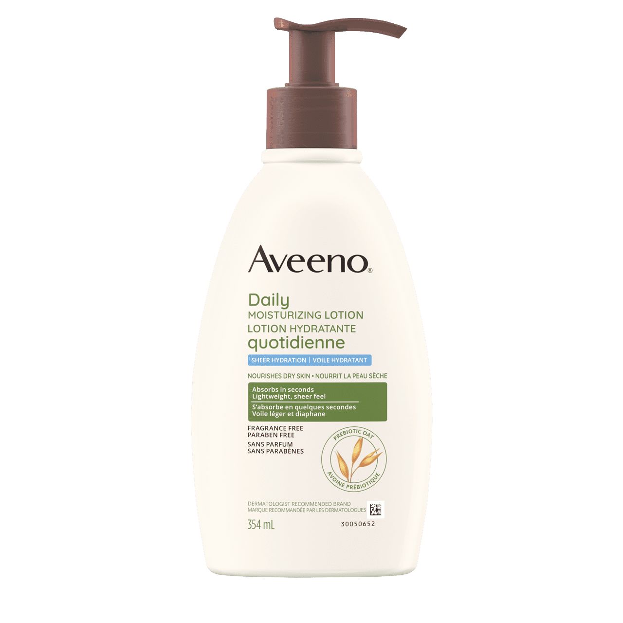 Front Shot of AVEENO® Daily Moisturizing Lotion Sheer Hydration
