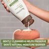 Gently cleanses & helps preserve skin's natural moisture barrier