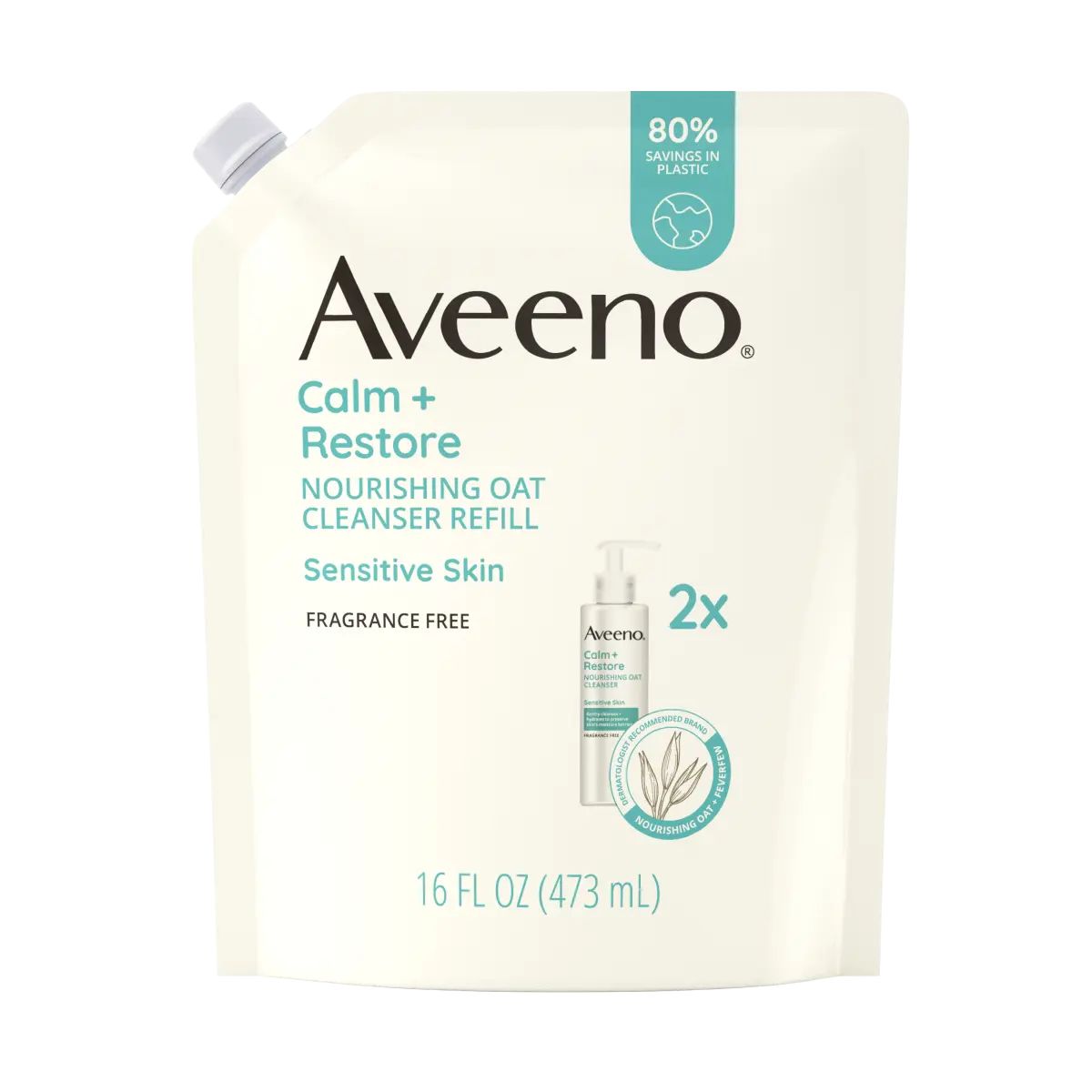 Calm + Restore Nourishing Oat Facial Cleanser Refill