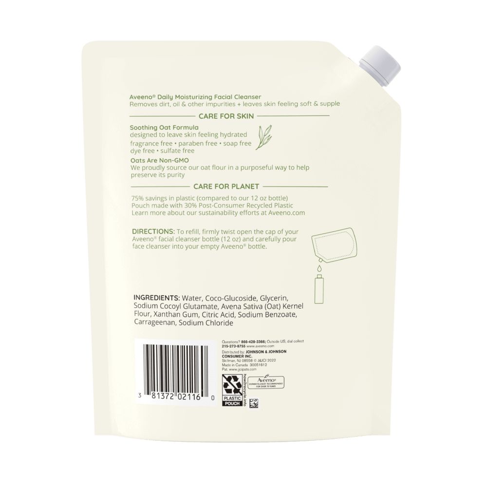 Daily Moisturizing Facial Cleanser Refill for Dry Skin