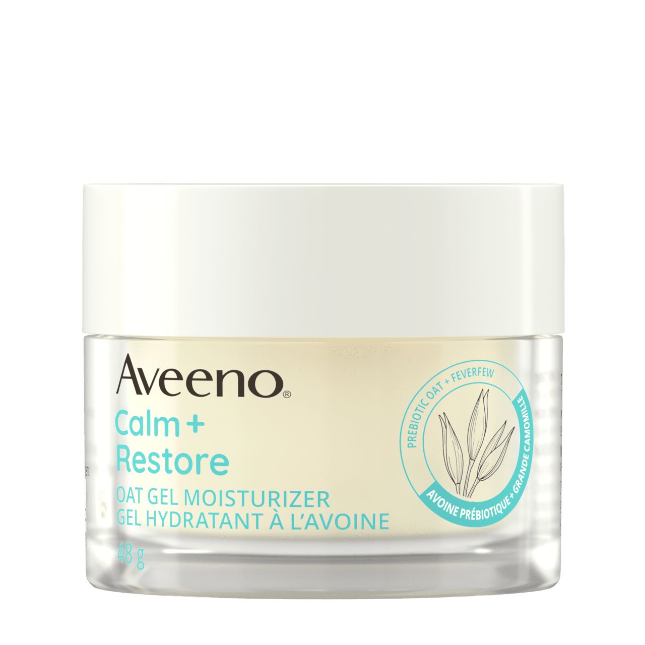 AVEENO® Calm + RESTORE Oat Gel Moisturizer, 48g jar