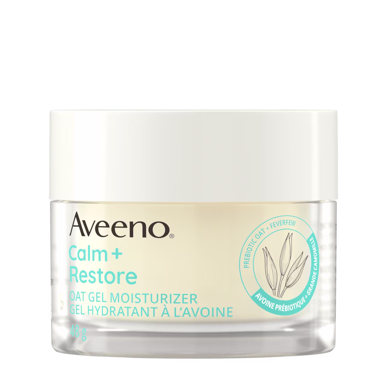 AVEENO® Calm + RESTORE Oat Gel Moisturizer, 48g jar