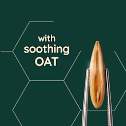 with soothing oat
