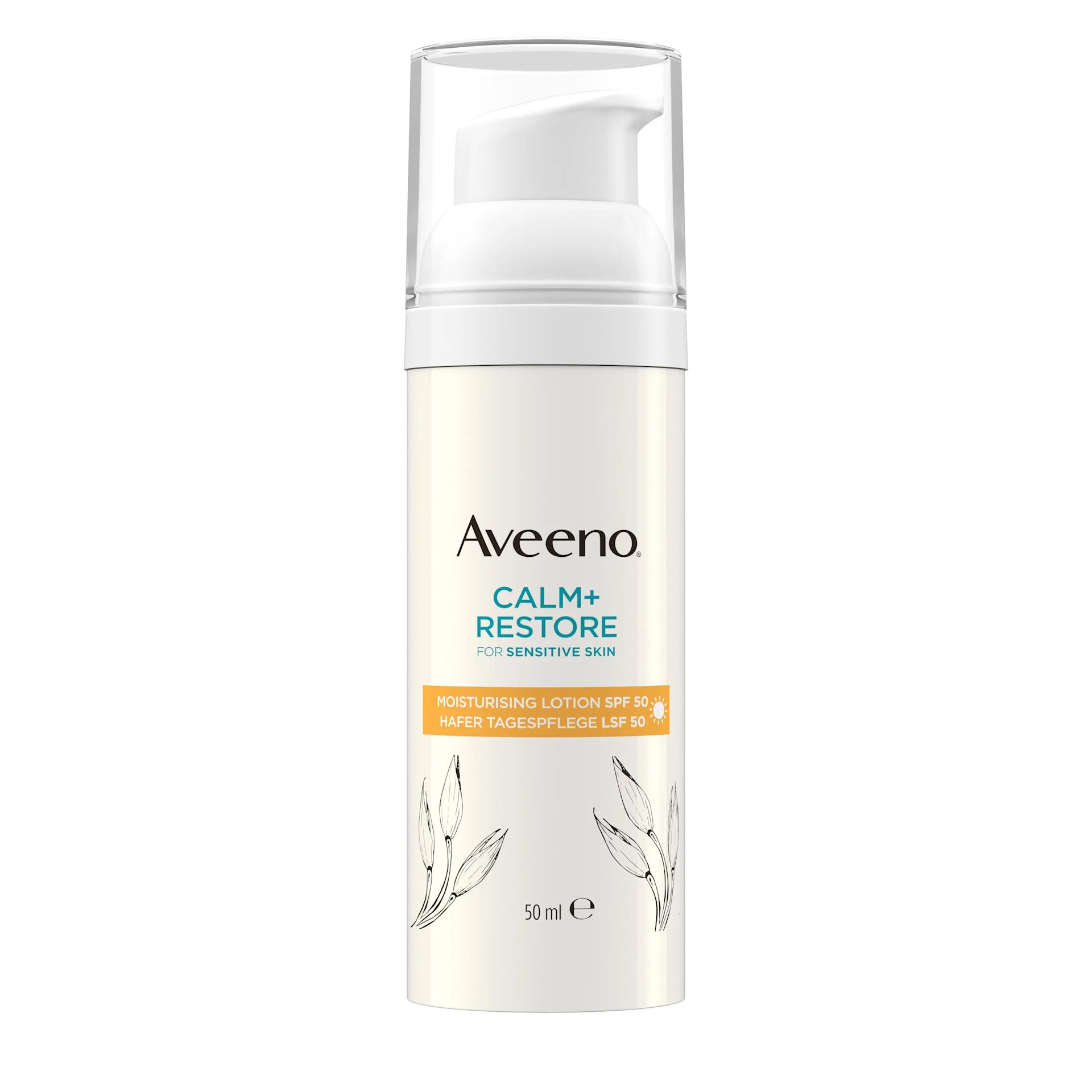 Aveeno® Calm + Restore™ hidratáló arcápoló SPF 50