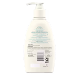 Back of pack shot of Aveeno Calm + Restore® Oat Repairing Lotion for Sensitive Skin & Dry Skin