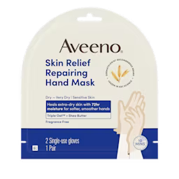 Front pack shot Aveeno® Skin Relief Repairing Hand Mask