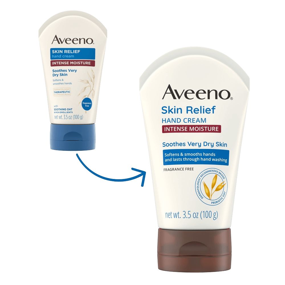 Aveeno Skin Relief Intense Moisture Hand Cream with Prebiotic Oat Transition