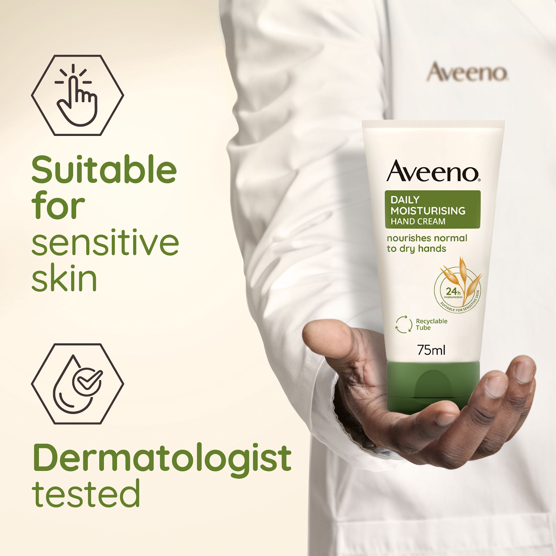 suitable for sensitive skin and dermatologist tested