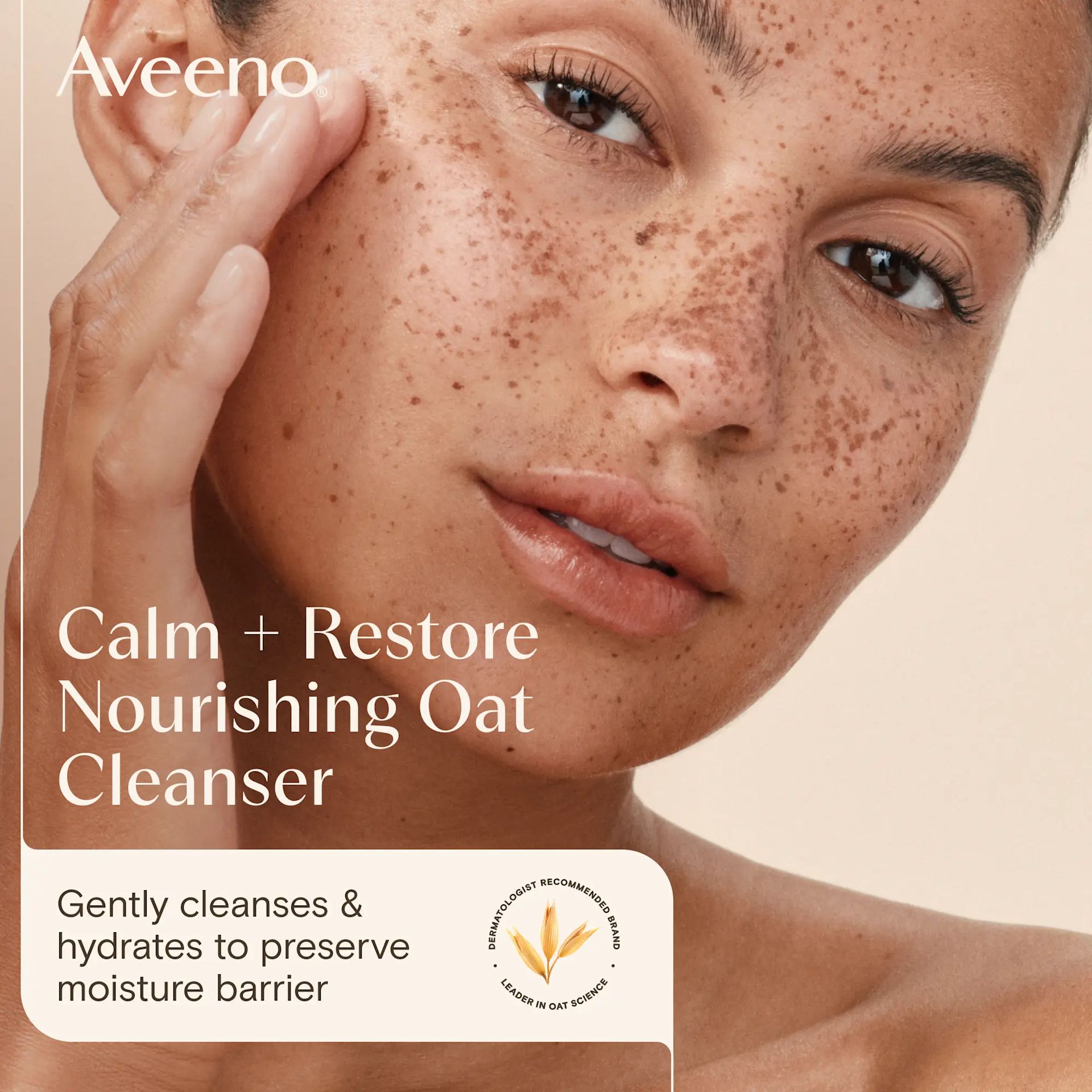 With prebiotic oat & calming feverfew