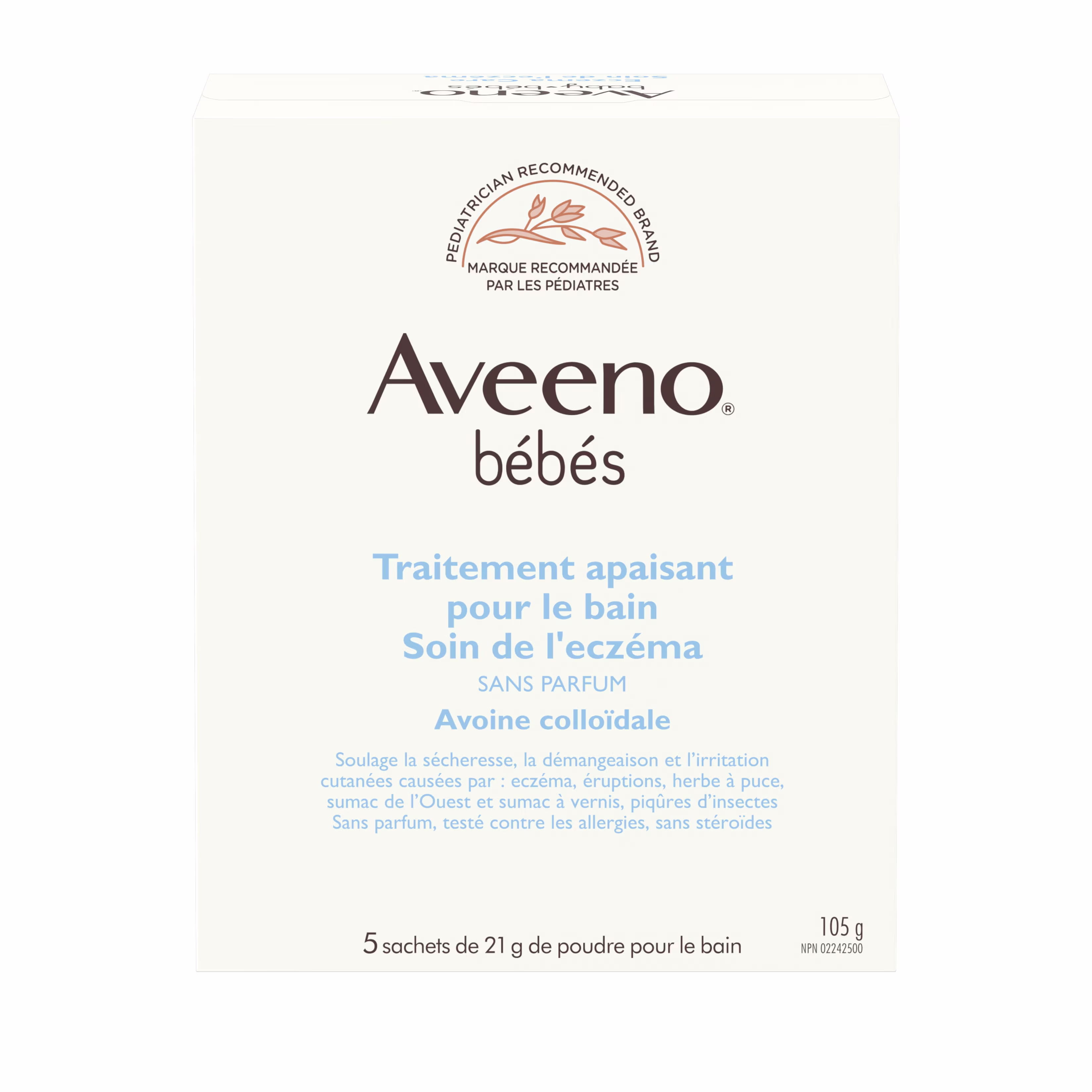 Traitement apaisant pour le bain AVEENO® soin de l’eczéma pour bébés