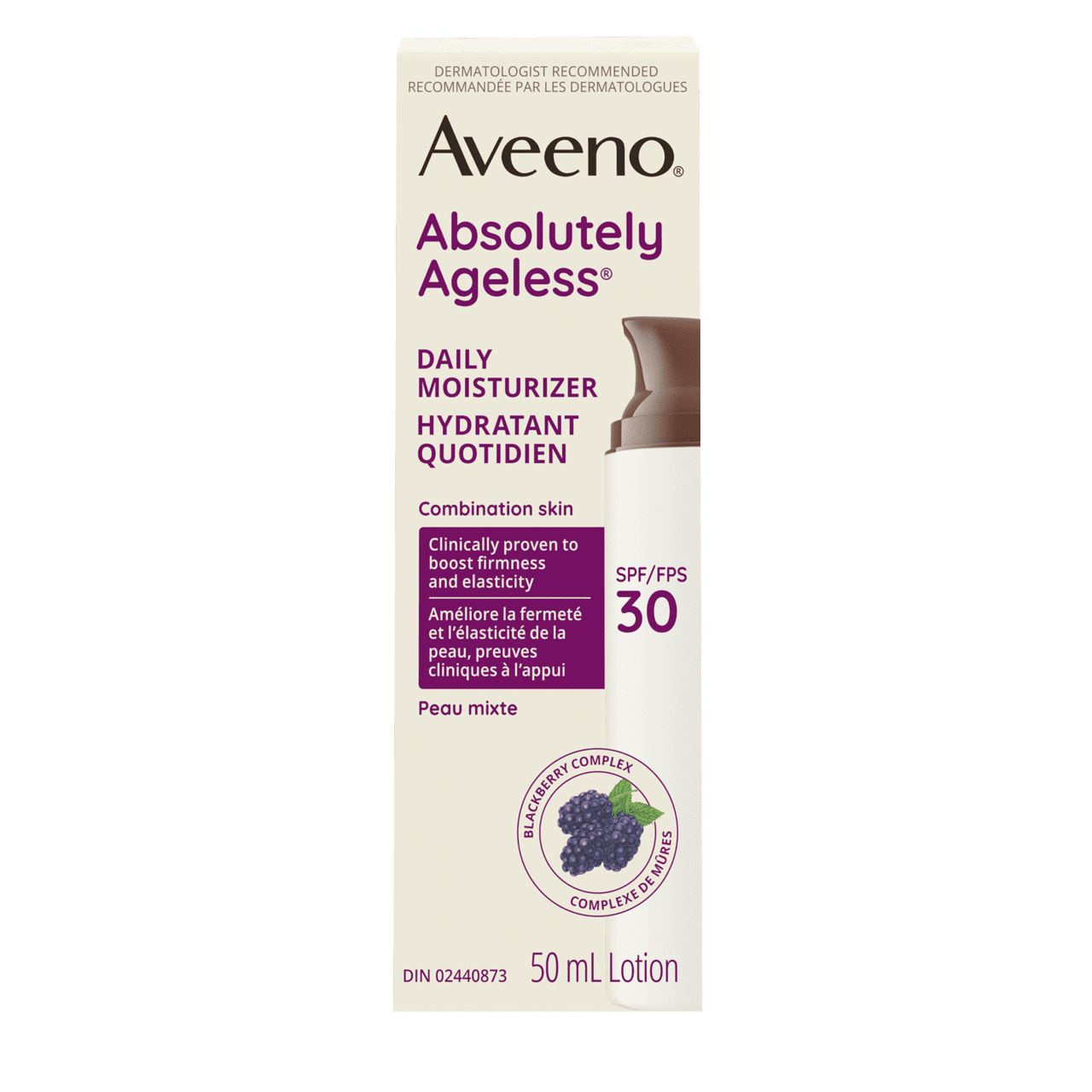 Front Shot of AVEENO® Absolutely Ageless Daily Moisturizer SPF 30
