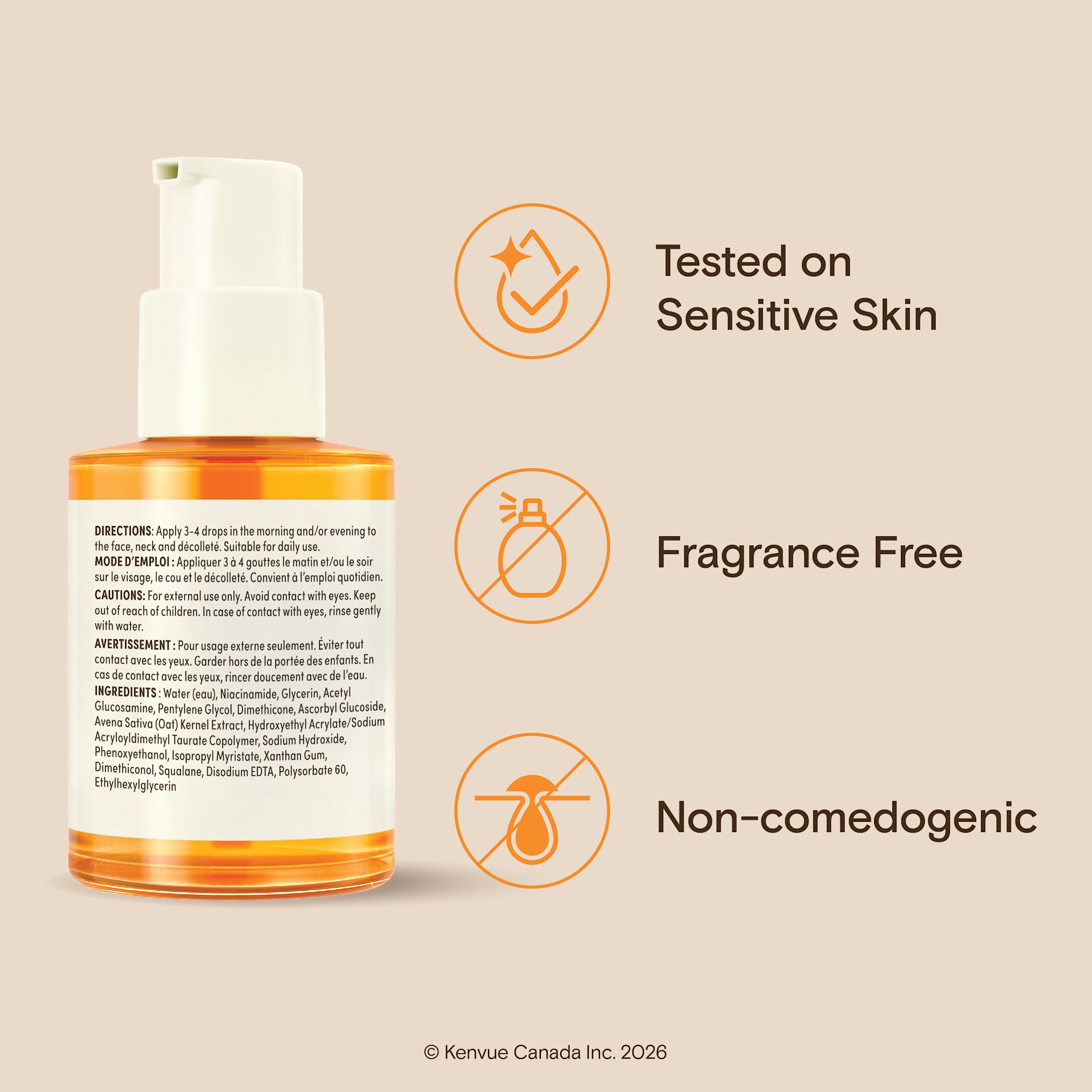 AVEENO® Positively Radiant® Vitamin C Serum
