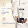formulated for sensitive skin and hypoallergenic
