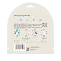 Back pack shot Aveeno® Skin Relief Repairing Hand Mask
