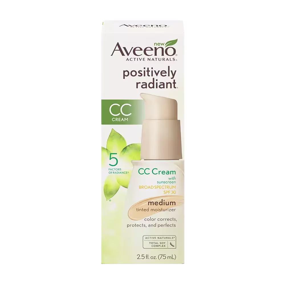Aveeno_Positively_Radiant_CC_Cream_SPF_30_Medium Front Shot