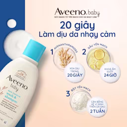 Aveeno Baby Daily Moisture Wash & Shampoo -02 Aveeno Baby Daily Moisture Wash & Shampoo
