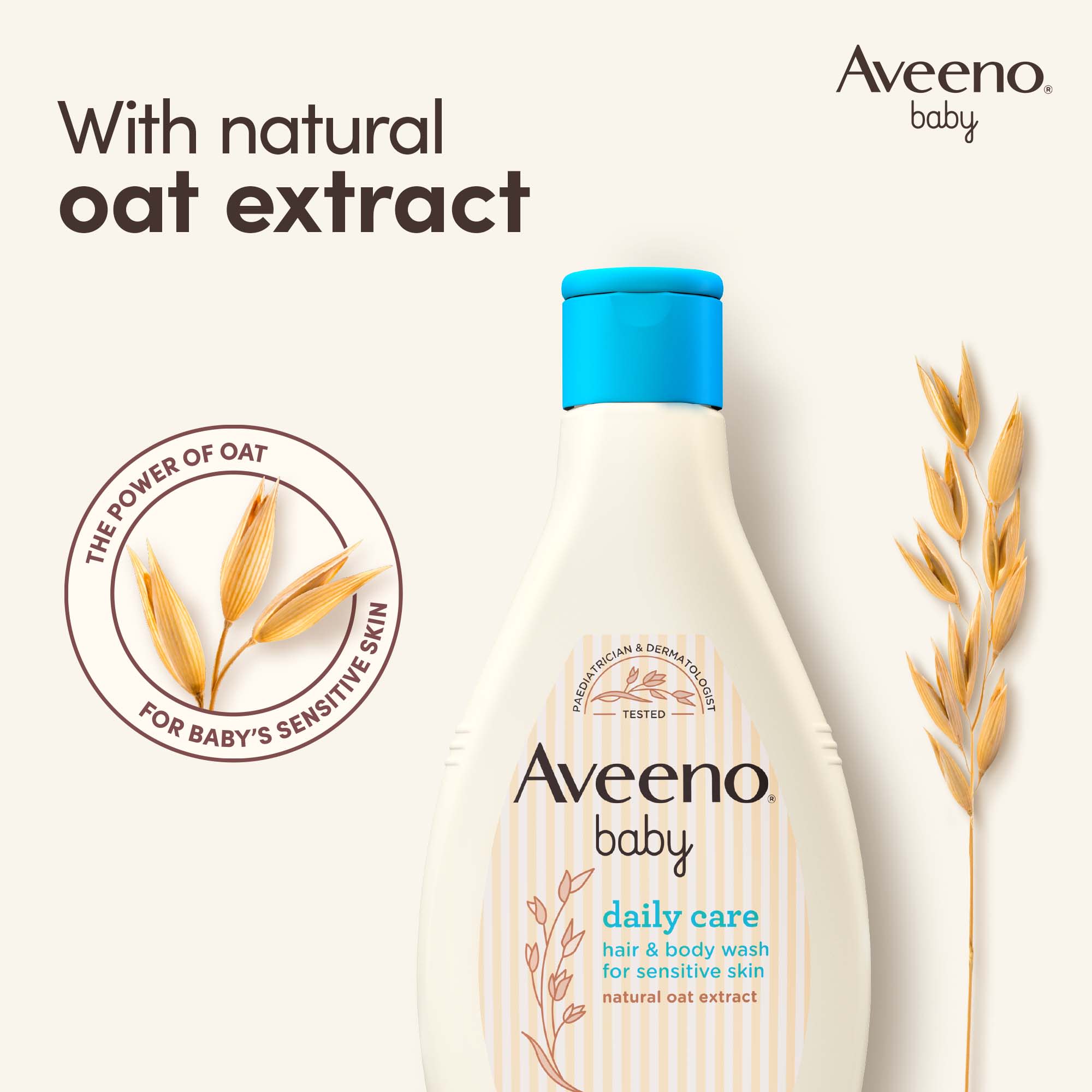 Aveeno Baby Daily Care Hair & Body Wash with Natural Oat Extract