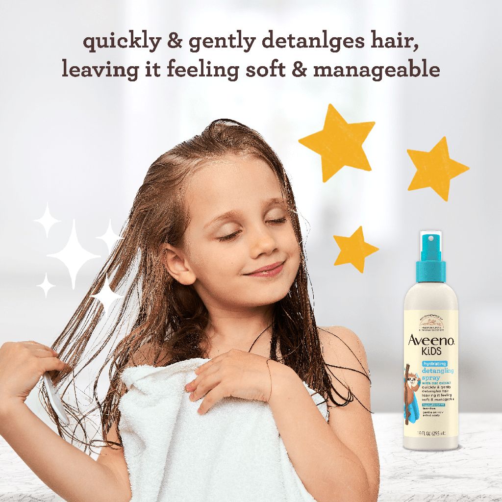 Kids Detangling Spray - Image 4 - Aveeno - en-US