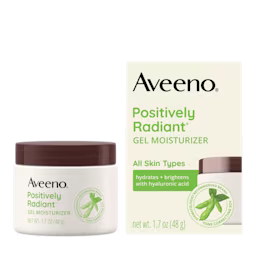 Aveeno Positively Radiant Daily Gel Facial Moisturizer Front