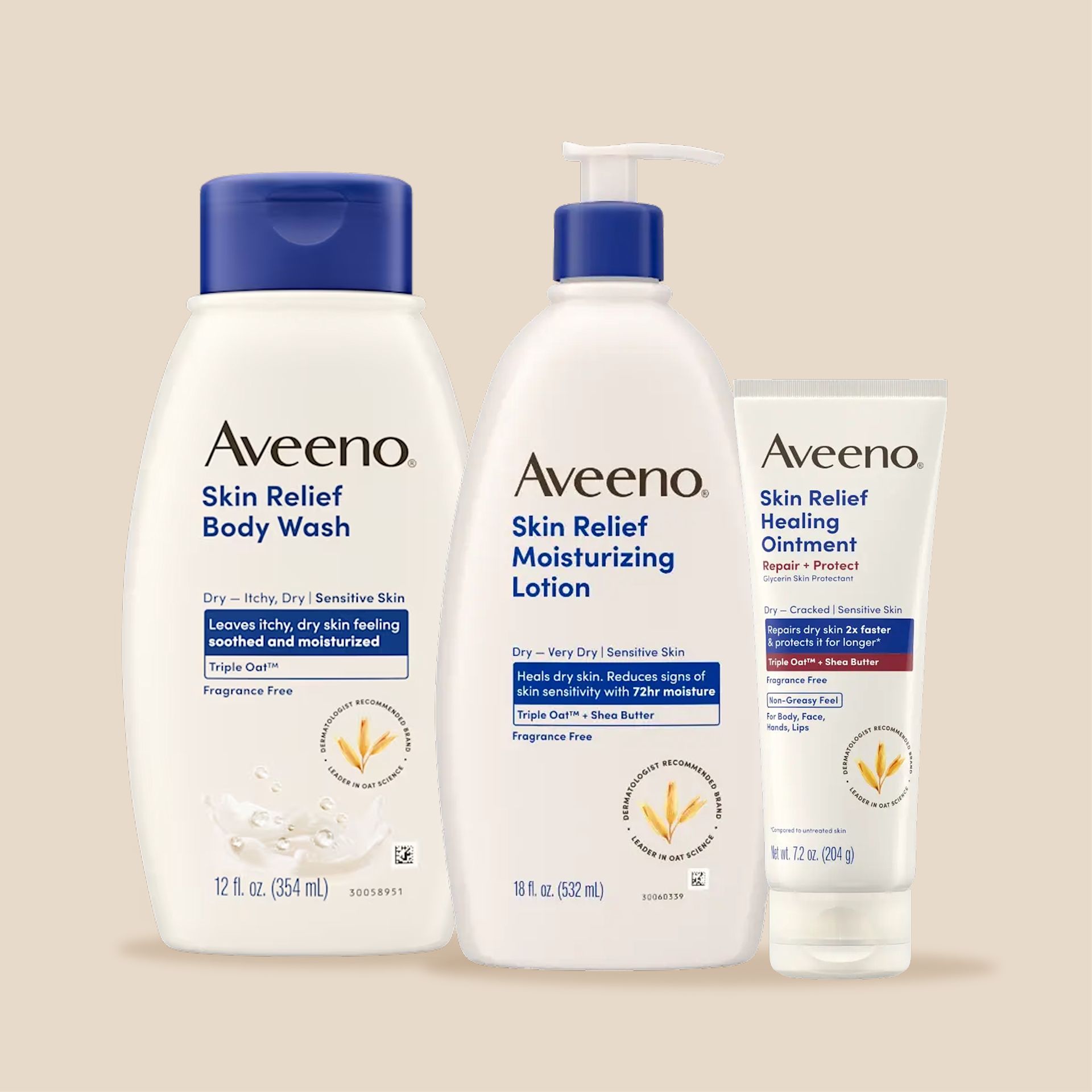 Aveeno® Shop by collection - Image card for Skin Relief product line