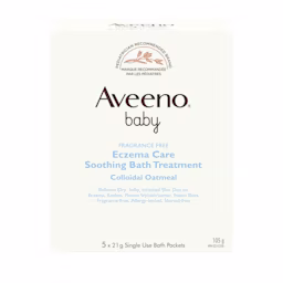AVE NA CA 381370036623 100777000 472110 Baby Eczema Bath Treatment 5x 21g 00000 EN AVEENO® BABY Eczema Care Soothing Bath Treatment, Fragrance-free, 5 x 21g bath packets