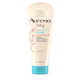 Front pack shot of Aveeno® Baby Daily Moisture Lotion 8oz