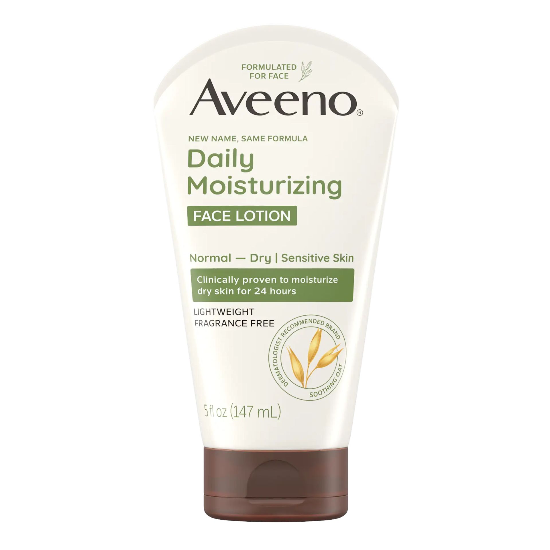 Front Pack shot of Aveeno® Daily Moisturizing Face Lotion 5oz