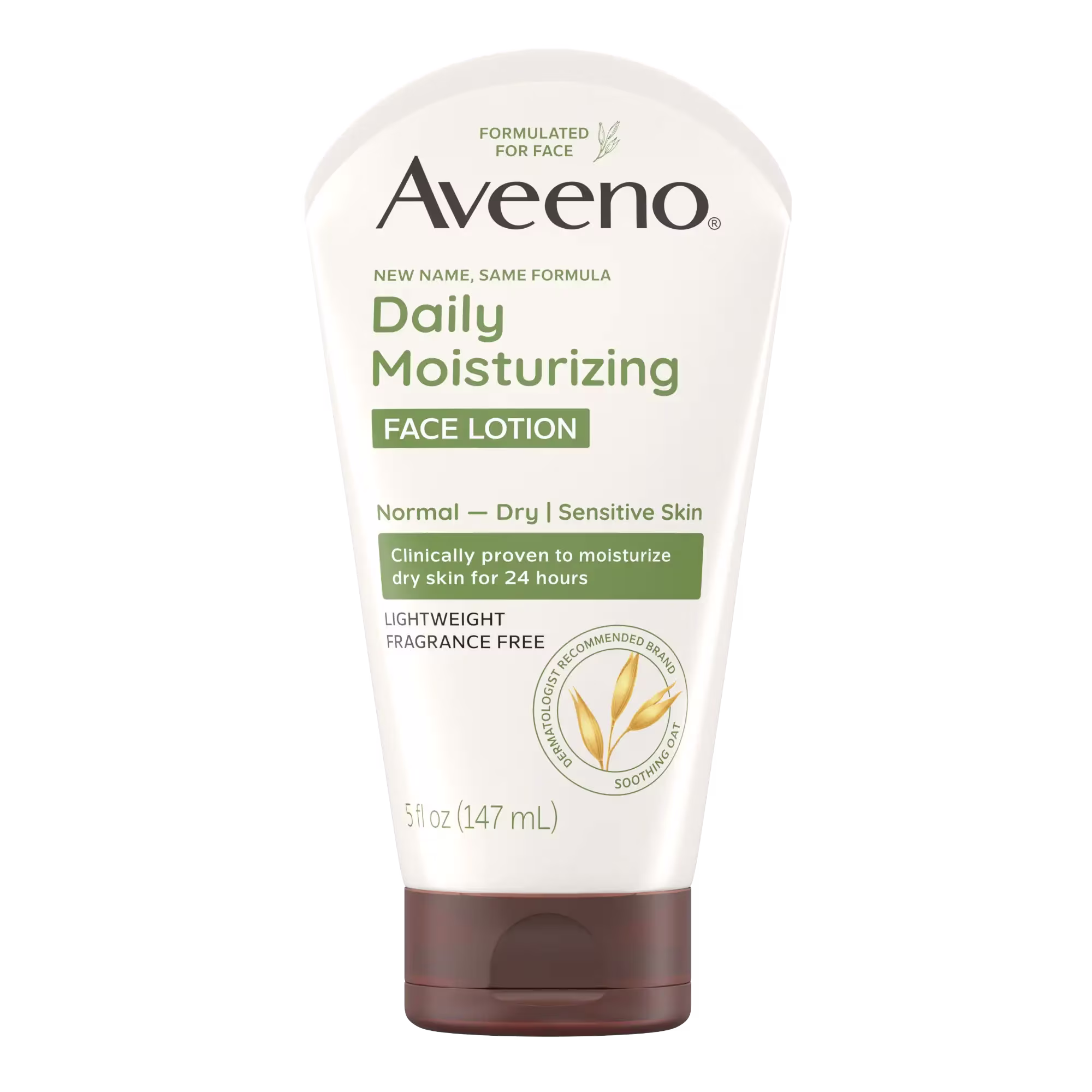 Front Pack shot of Aveeno® Daily Moisturizing Face Lotion 5oz
