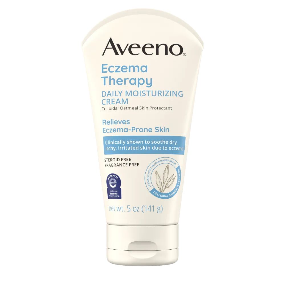 Aveeno Eczema Therapy Daily Moisturizing Cream 5 oz product package