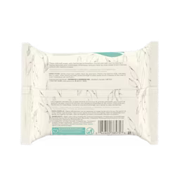 Back Shot of Pack of Aveeno® Calm + Restore wipe in 25ct