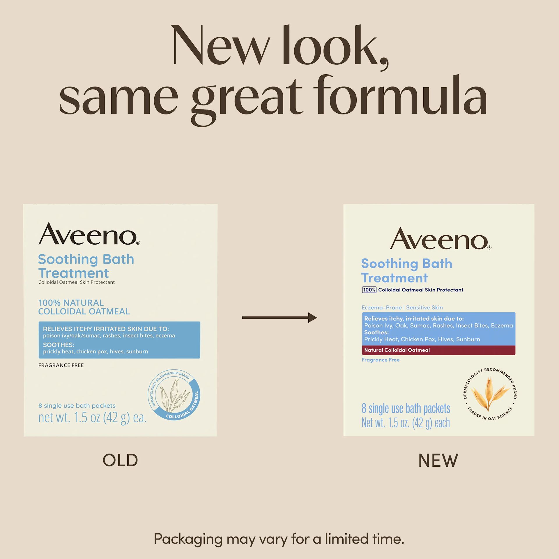 Aveeno® Eczema Therapy Soothing Bath Treatment New Look same great formula!