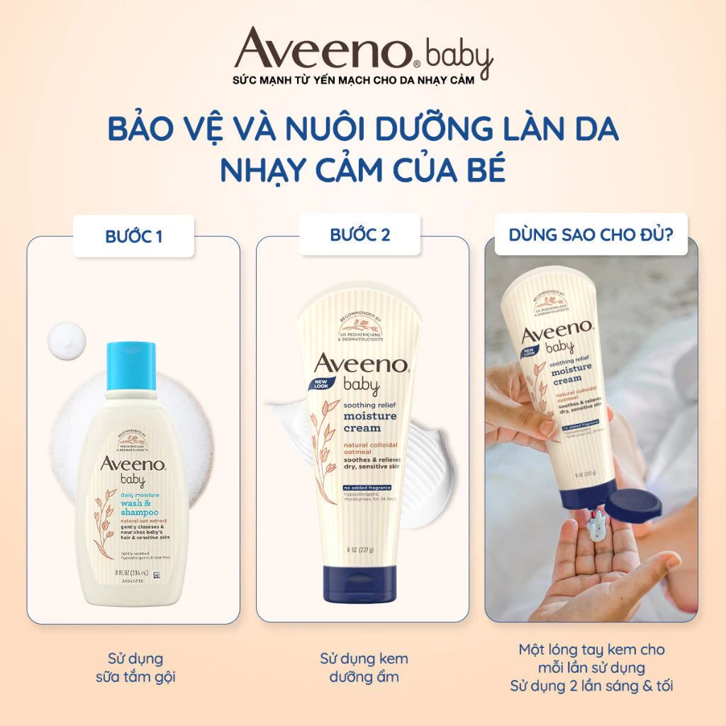 Aveeno Baby Daily Moisture Wash & Shampoo