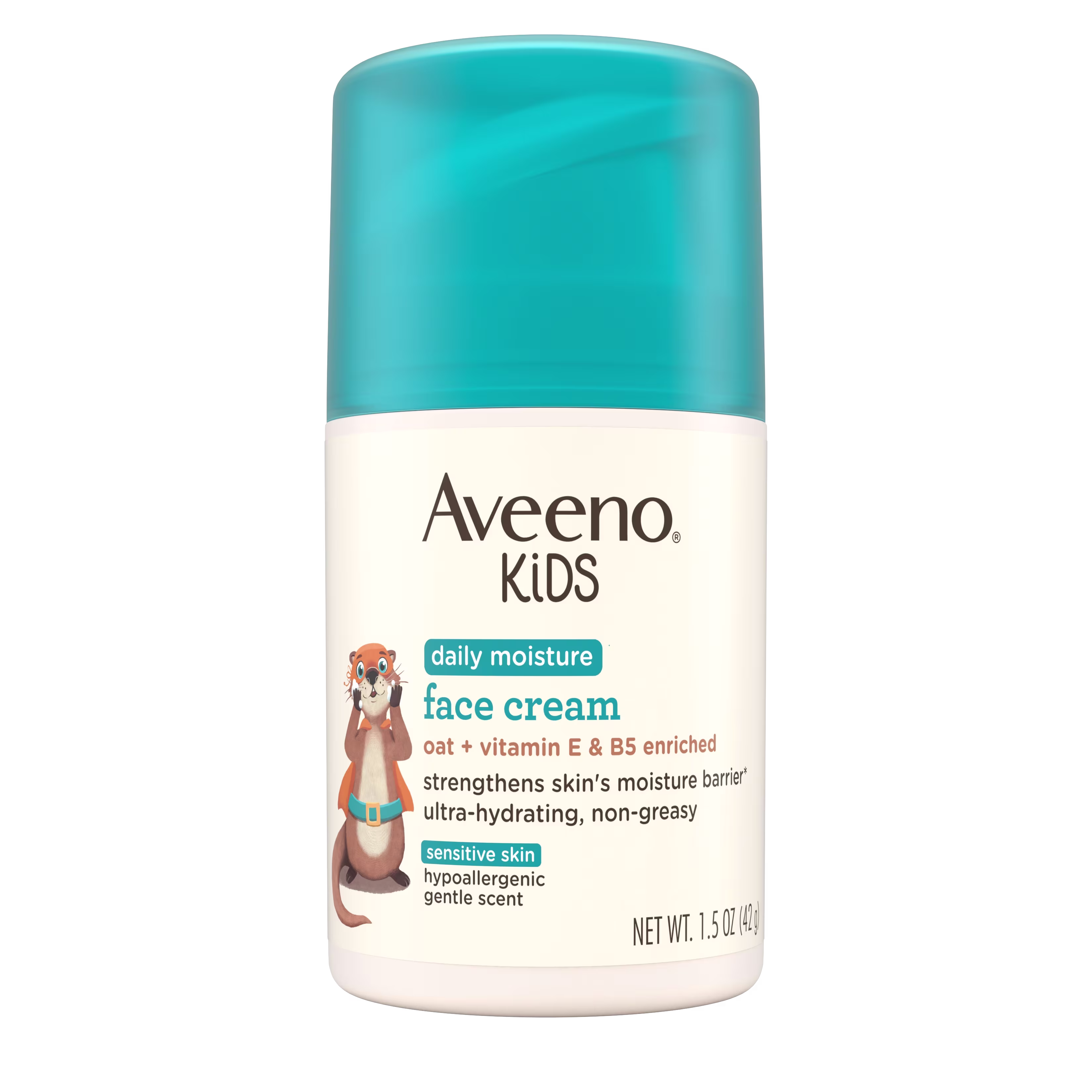 Front pack shot of Aveeno®  Kids Daily Moisture Face Cream