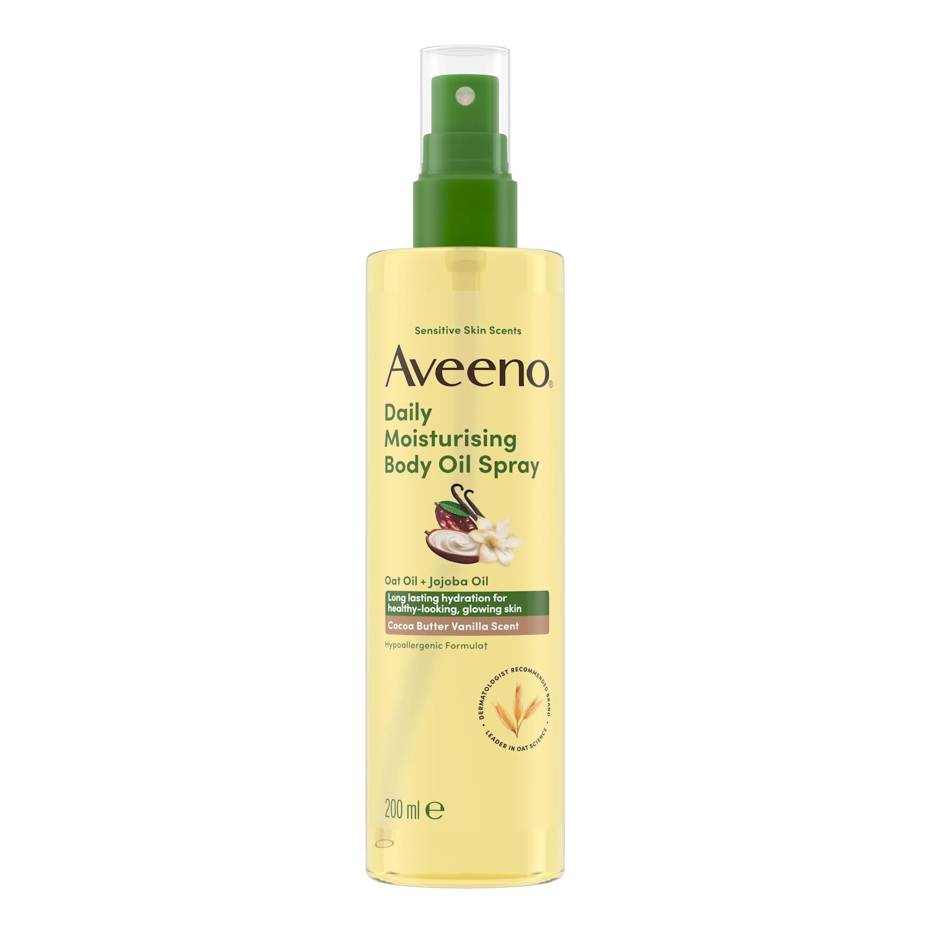 AVE EMEA UK 3574661883755 Aveeno Daily Moisturising Oil Spray Cocoa Vanilla 200ML 000 JPG