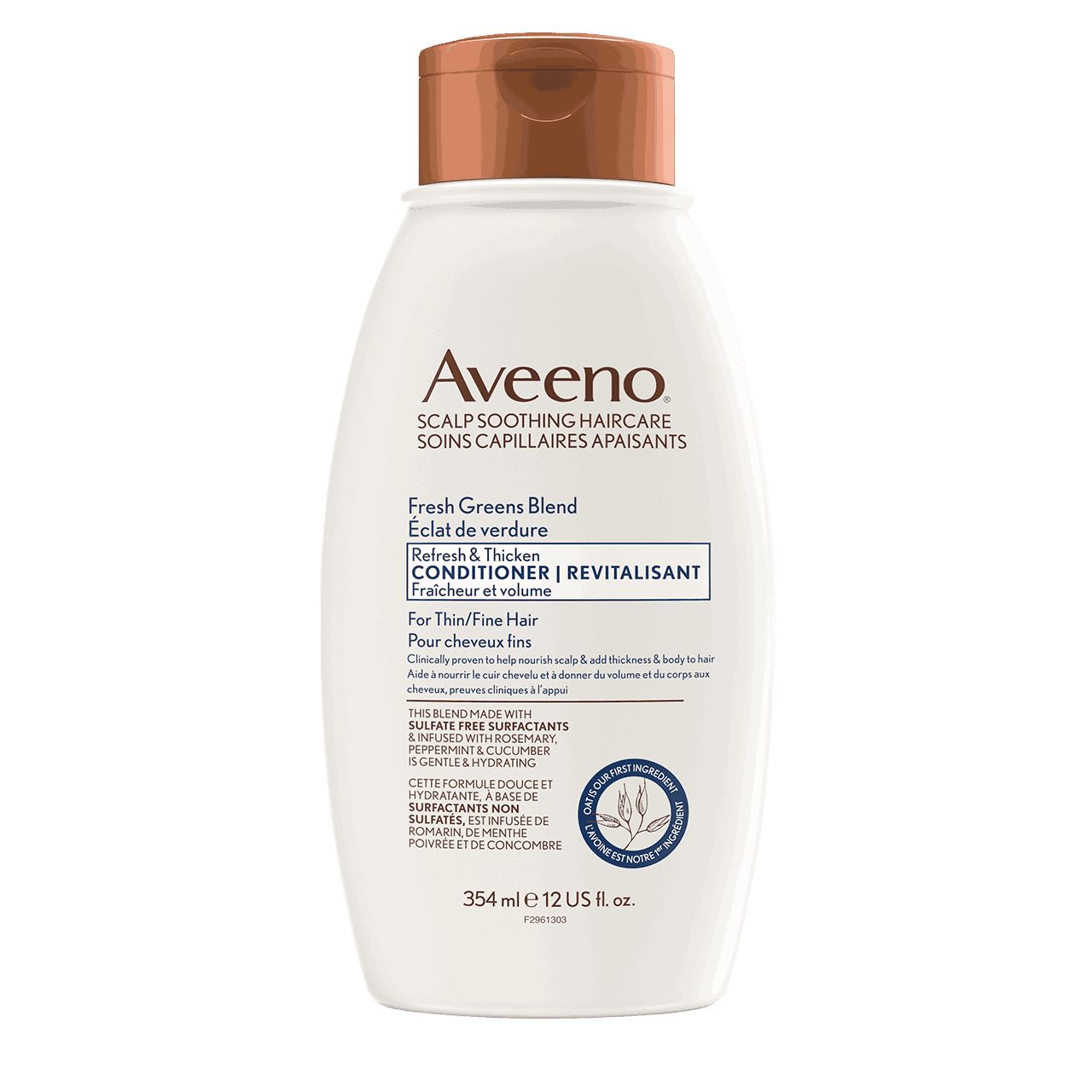 AVEENO® Fresh Greens Blend Conditioner Refresh & Thicken, 354ml bottle
