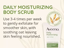 Aveeno Daily Moisturizing Exfoliating Body Scrub Carousel 1