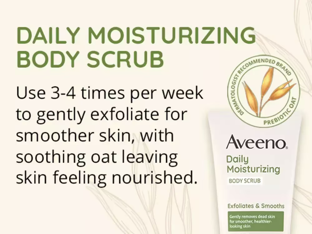 Aveeno Daily Moisturizing Exfoliating Body Scrub Carousel 1