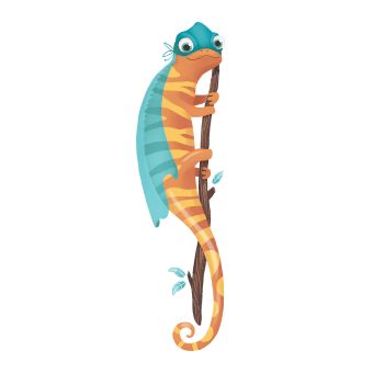 Aveeno Kids' Care Crew character called Leon the Chameleon
