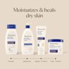Moisturizes & heals dry skin, cleanse, moisturize, repair & protect, heal & soothe