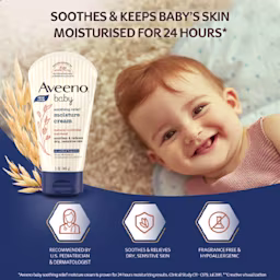 Aveeno Baby Soothing Relief Moisture Cream - Image 5 - Aveeno - en-IN