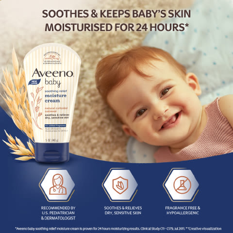 Aveeno Baby Soothing Relief Moisture Cream - Image 5 - Aveeno - en-IN