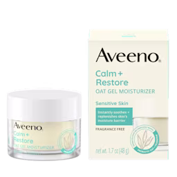 Aveeno Calm + Restore Oat Gel Moisturizer, Sensitive Skin Front